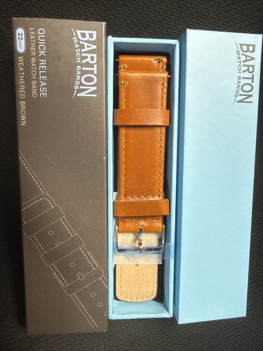 Barton brown saddle leather - -,