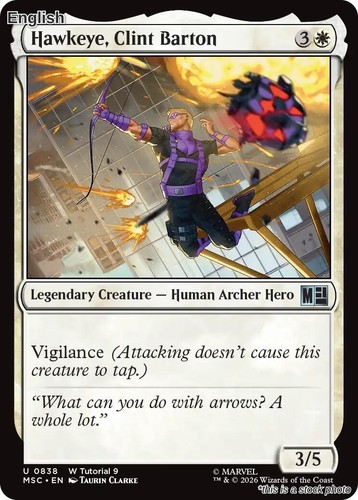 Magic hawkeye clint barton - hawkeye,,